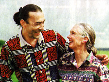 Hubert von Goisern and Jane Goodall