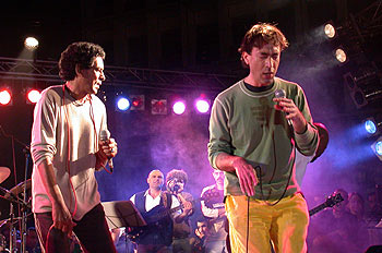 Mohamed Mounir und Hubert von Goisern
